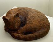 Sovende kat (til gravsted)