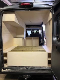 ombouwen camionette