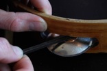 Sawing off the pin