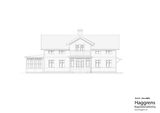 Sekelskifte villa arkitekt fasadritning