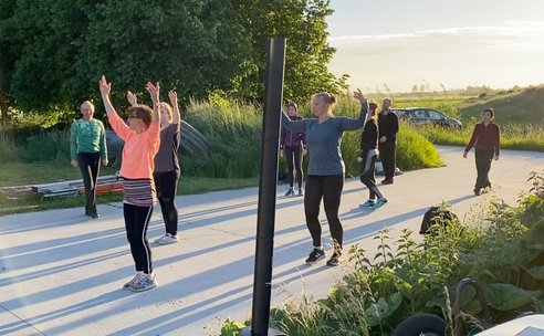 Buiten Samaia op 1,5 meter