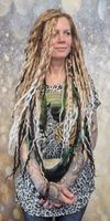 Mermaid Locks med kunstige dreads
