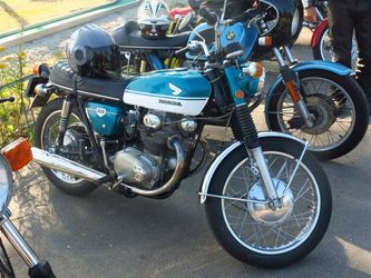 Mats Gustafsson åkte på den här fina Honda CB 350 -71 som han haft sedan i höstas.