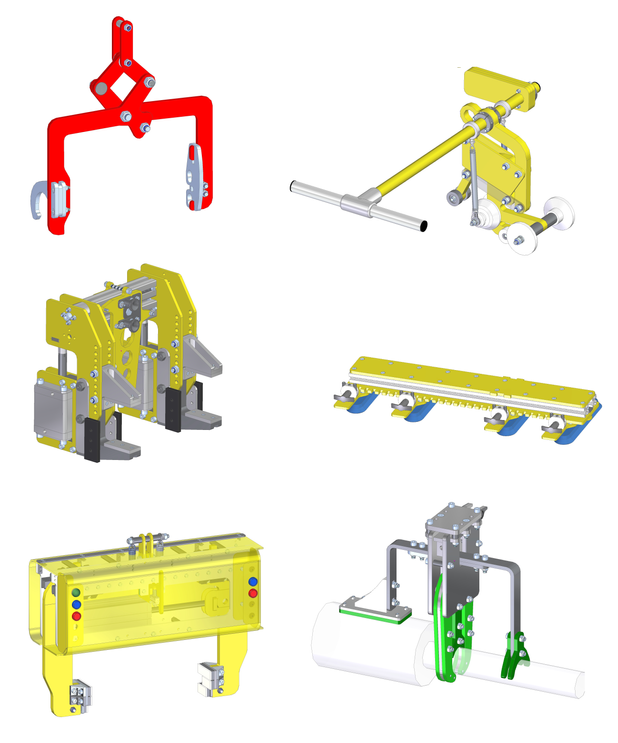 Komponenten Handlingsystem:mechanische/pneumatische Greifer/Lastaufnahmemittel,Vakuumgreifer,Vakuumtraversen,Saugheber,Sauger