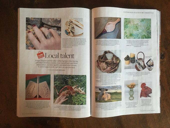 A nice mention in Cotswold Life Christmas shopping edition
