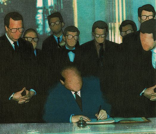 De handtekening 