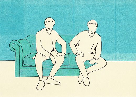The future is an attitude on a specific kind of sofa 