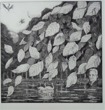 Nu lyser Løv i Lunde - Carl Nielsen
40x40