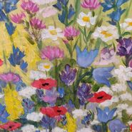 Mita - målad blomseräng