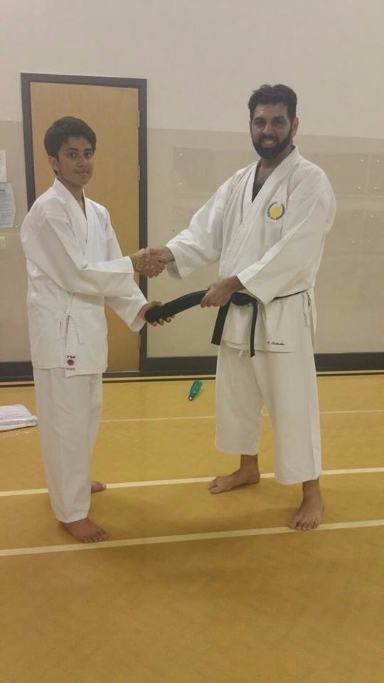 Congratulations to Mohit who got his 1st Dan Black Belt after 4.5 years of dedication and training. 
Well done!