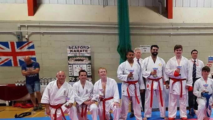 Harrow Shotokan Karate - Senior Men's Team Kumite Champions Seaford Invitational 2017