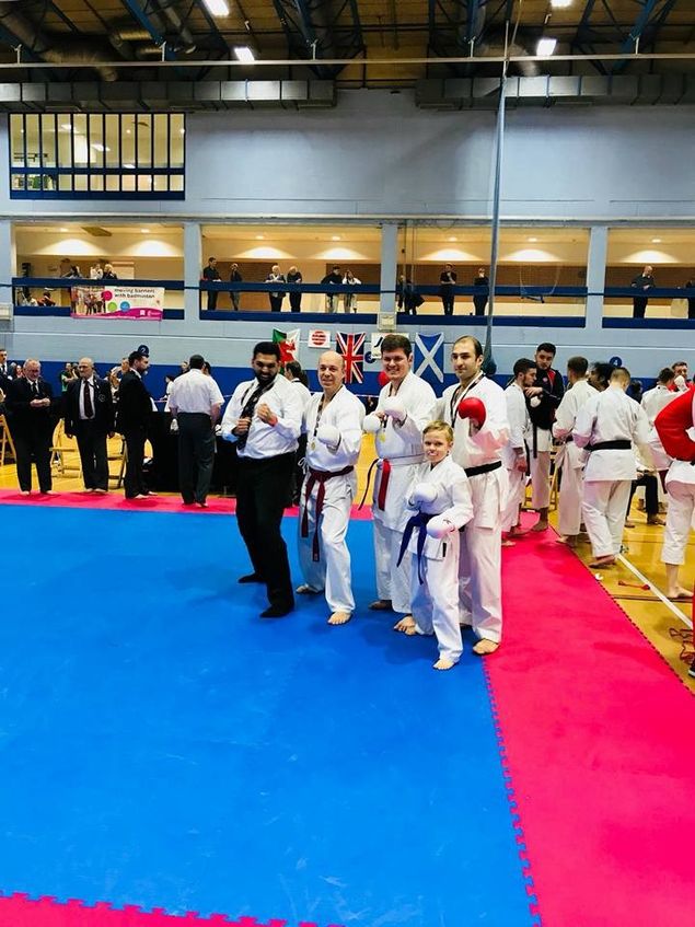 JSKA UK Championship Results

Men's Team Kumite - Gold

Sensei Anas - Silver 30+ Brown and Black Belt Kumite Silver,
Sensei Anas - Silver Open Kumite 
Sensei Shyam - Silver 30+ Kata

Petr - Bronze Boys Kumite
Piotr - Bronze Open Kumite