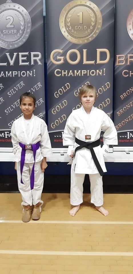 JSKA UK Open - 8th Feb 2020

A small squad of 5 went to the JSKA UK Championships in Woking which saw some of the biggest associations in the country come to compete.
Teams from the JKA, SKCE, AKA, KWF, SKDUN and many other groups came together to compete in this premier traditional Shotokan event.

Results 

Petr K - Gold - Boys Kumite
Lakshita S - Silver - Girls Kumite
Sensei Shyam - Silver - Men's 30+ Kata
Petr K - Bronze - Boys Kata
Sami - 4th Place - Boys Kyu Grade Kata