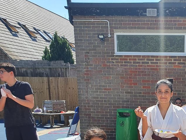 Dojo Summer Picnic...2 hours of kicking and punching followed by food, drinks and games :-)