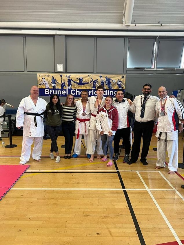 Results from BASK:
Men’s team rotational 🥉(Anas, Sanath, Alex)
Daniela female Shobu Ippon 🥇
Anas male kata 36-45 🥈
Anas male Shobu Sanbon 36-45🥈
Alex male Shobu Ippon 🥉
Harshil male kata 18+ bronze 🥉
Sanath male Shobu Sanbon 36-45 🥉
Tavia 4th place kata. 💪