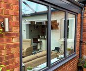 Aluminium conservatory side window