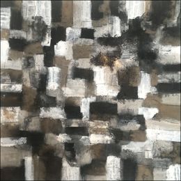 Modernes Acrylbild mit Struktur