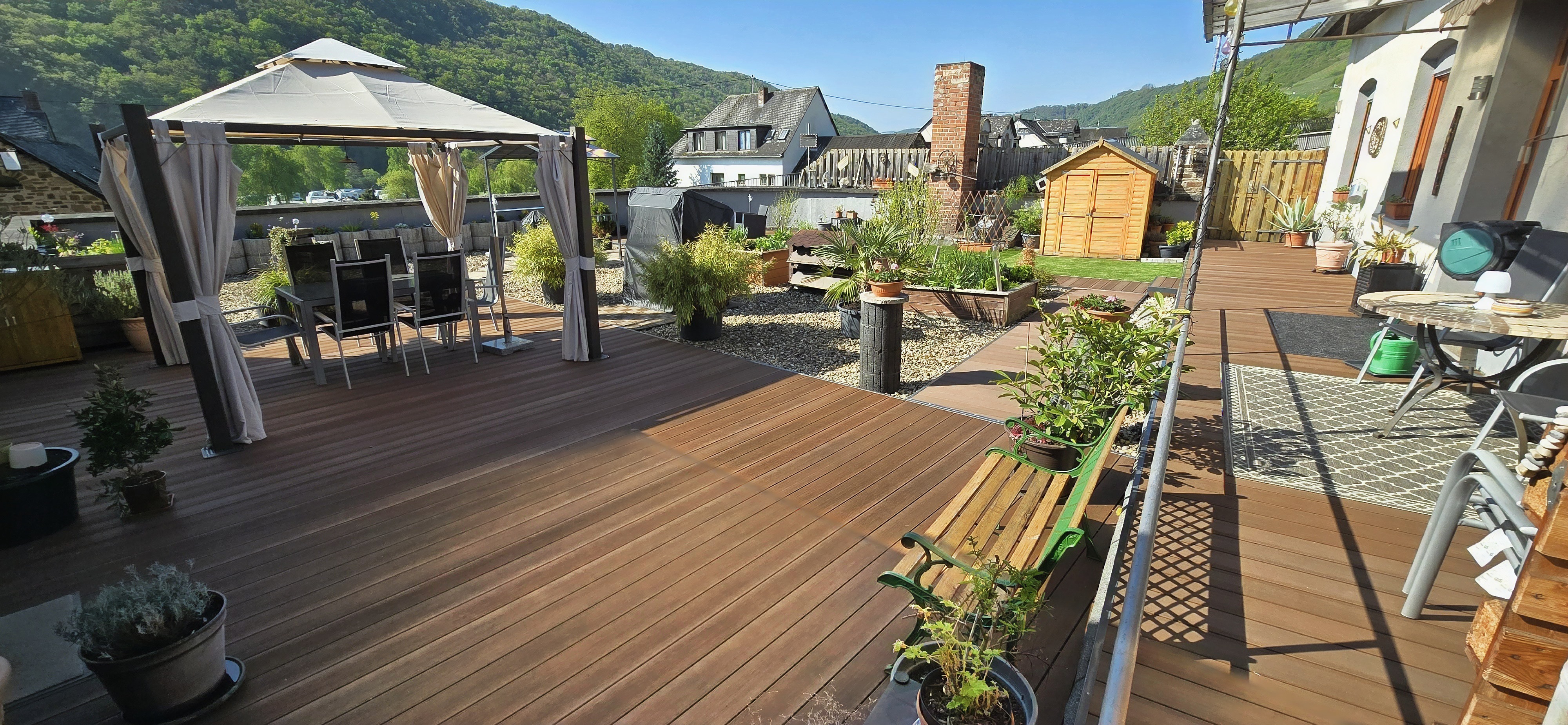 Haus Moselblick Hatzenport, Terrasse