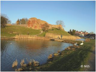 Foto: Vordingborg ruinterræn (fortidsminde).