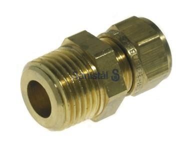 Overgangsnippel - nippel med rørgevind og kompression.
3/8 -10 MM VARE NR. 711803  KR. 46,00