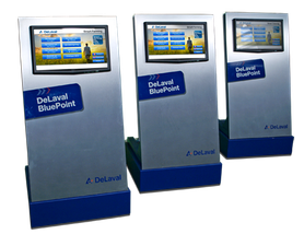 serie kiosks voor DeLaval