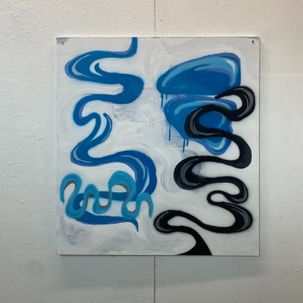 mixed media on wood