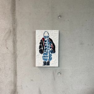 oil paint on wood