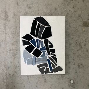 fabric on wood