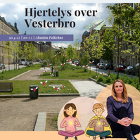 Hjertelys over København (Instagram Post)