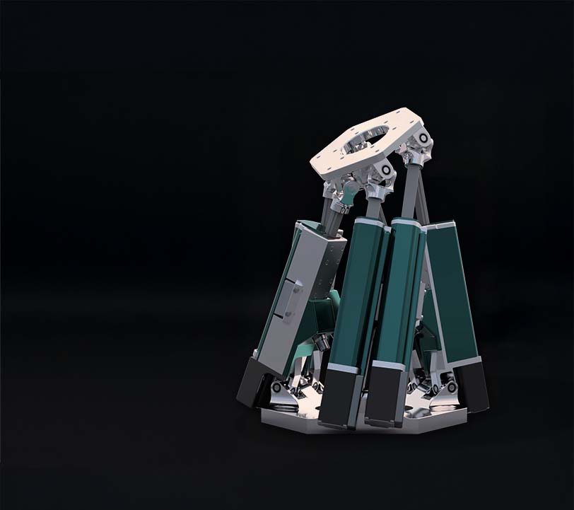 Hexapod Mini 64 precision hexapod platform.