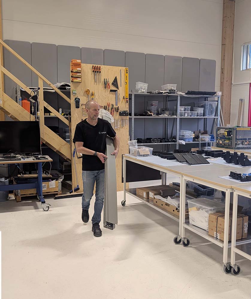 Technicians in workshop