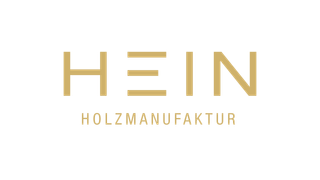 HEIN Holzmanufaktur - Logo der Schreinerei in gold
