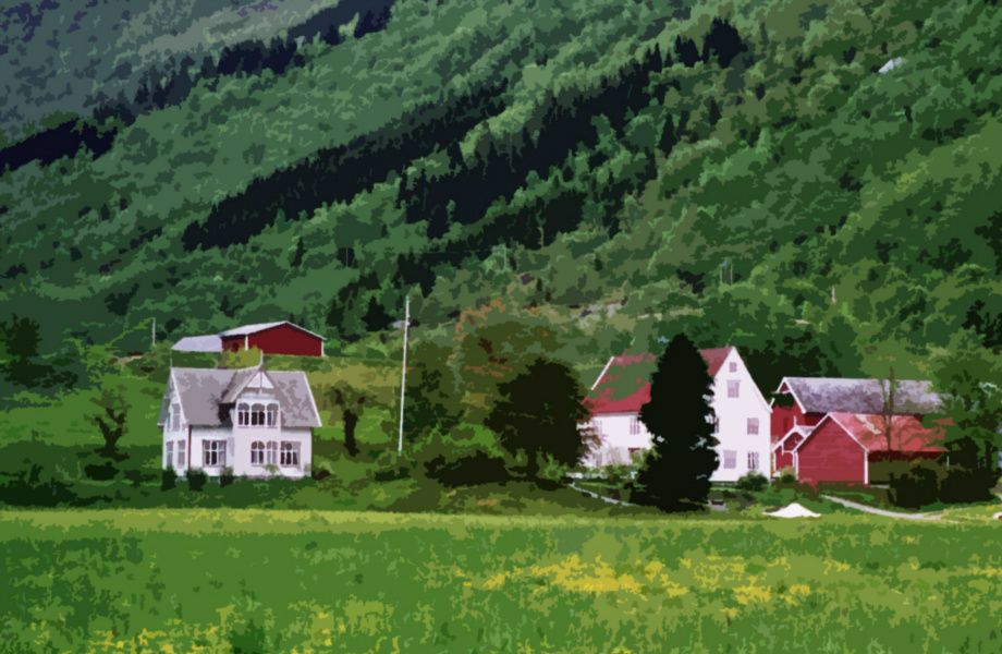 Barndomsheimen til far - My fathers childhood home (Norddal, Sunnmøre)
