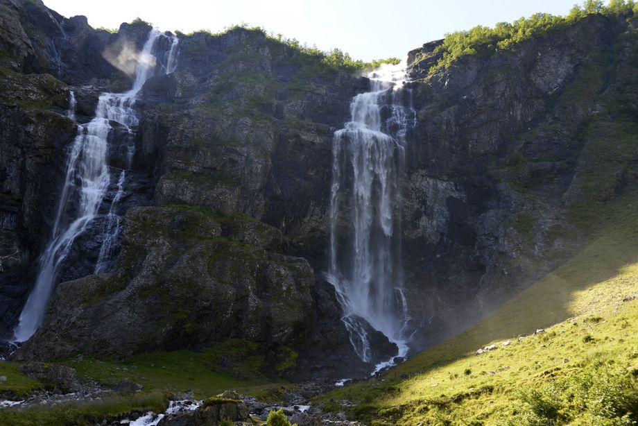 Huldafossen i Fresvik i Vik
Huldafossen i Fresvik in Vik