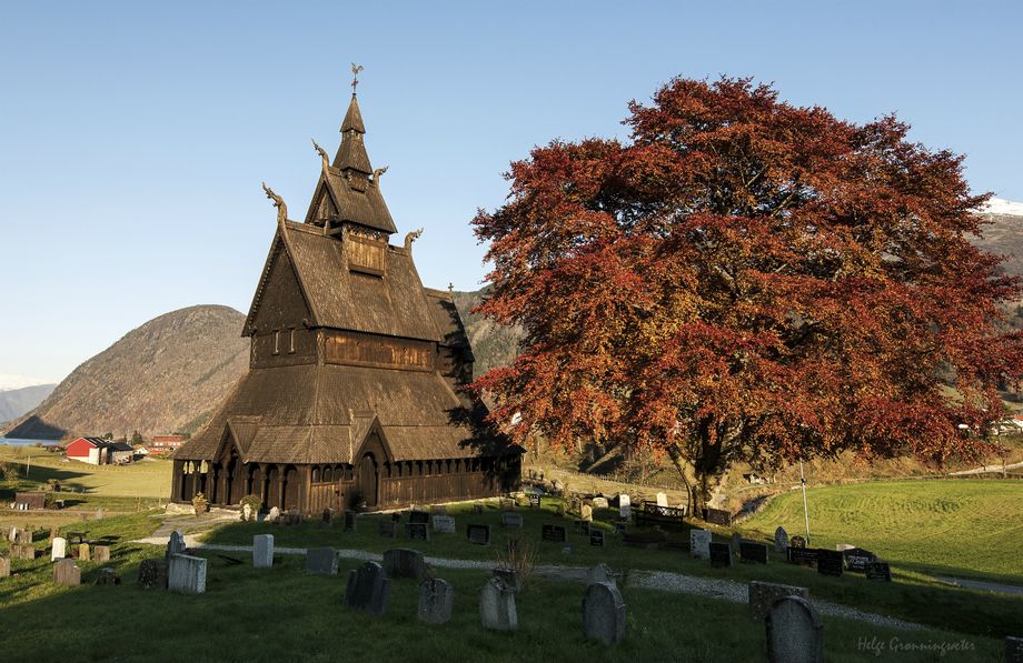 Hopperstad stavkyrkje frå år 1130 - Hopperstad Church from year 1130
