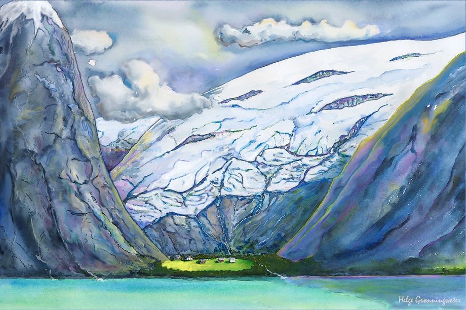 Vestlandsbilde - Picture inspired of Vestland nature