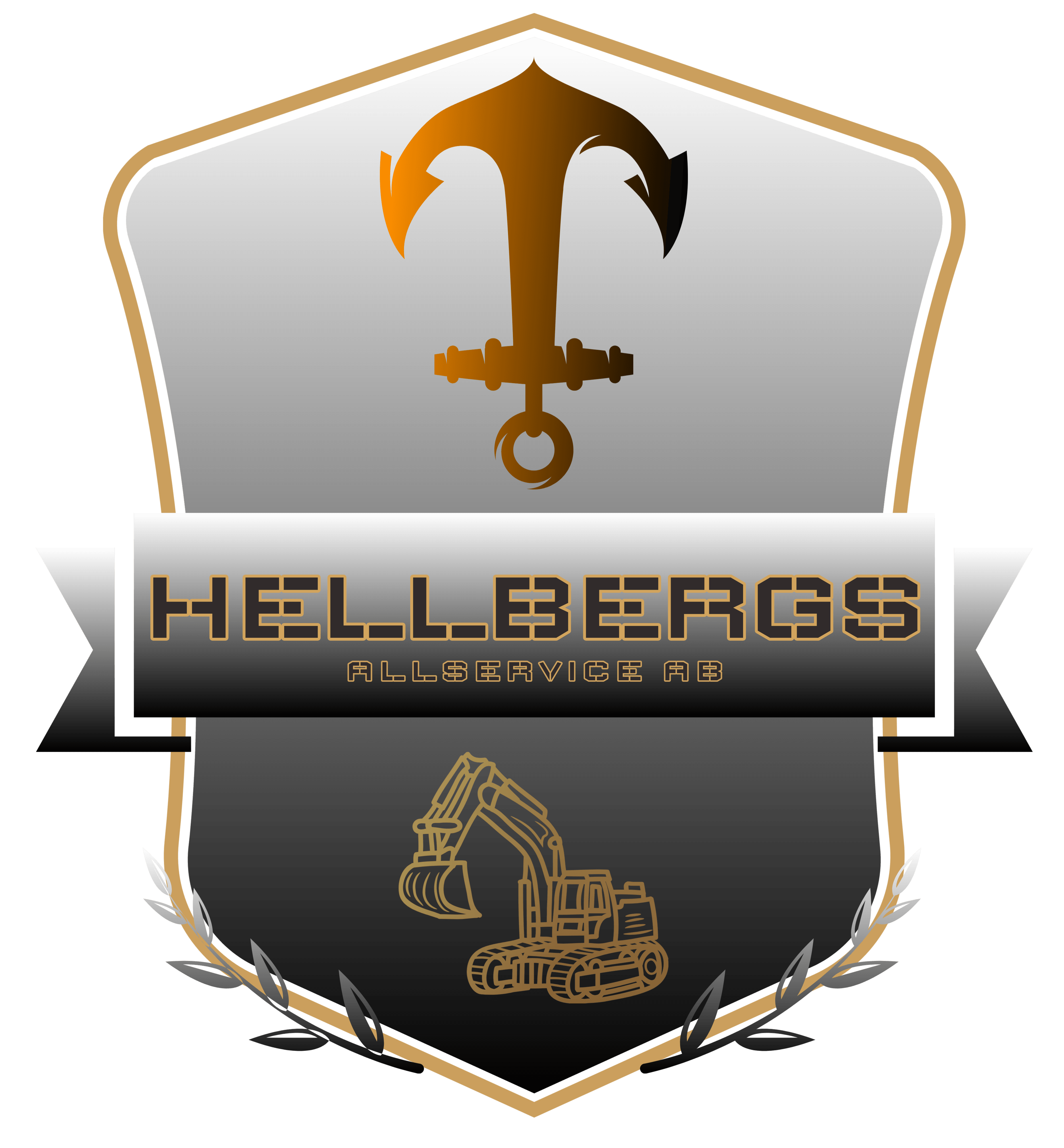Serialised Logo Hellbergs Allservice AB
