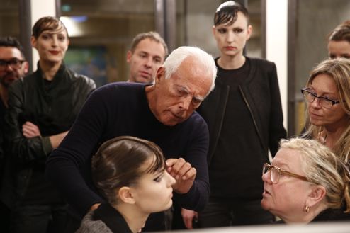 Backstage Armani, Milano