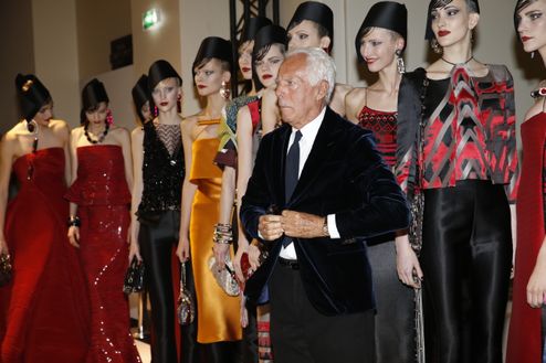 Giorgio Armani, Milano
