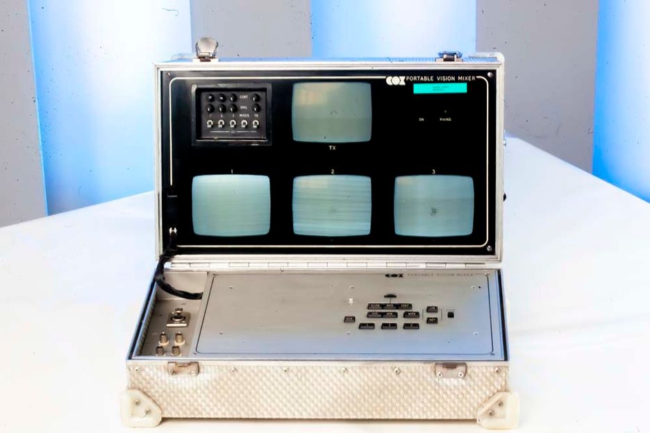 Super rare Cox portable video mixer