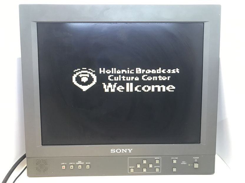Sony lmd 1410 Monitor 14'. Donation from Super Tv Peloponnese