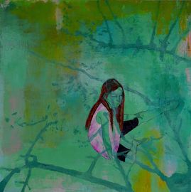 Under the apple tree