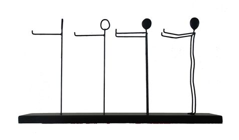 absractie evolutie "Houdt afstand"