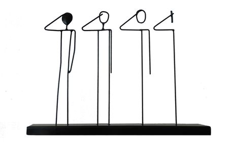 absractie evolutie "Salueren"