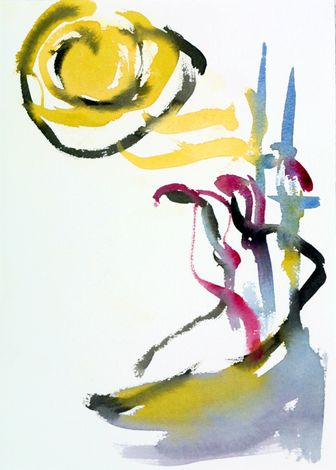 Reisbeeld Istanbul, 16 maart 2005, aquarel op papier, 2005, 36 x 26 cm
