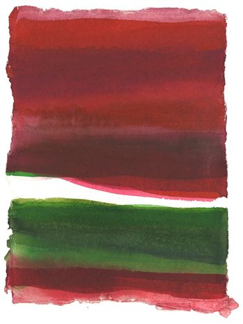 Serie: Nuages de France, No 9, 2013, aquarel, 21 x 15 cm