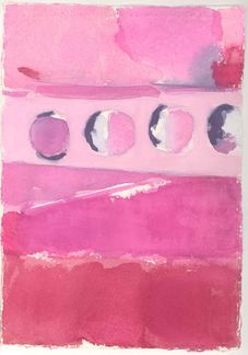 Serie: Les Ponts de Paris, 2024, aquarel, 30 x 21 cm.