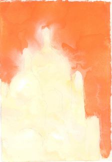Serie: Les Grands Bâtiments, 2024, aquarel, 30 x 21 cm.