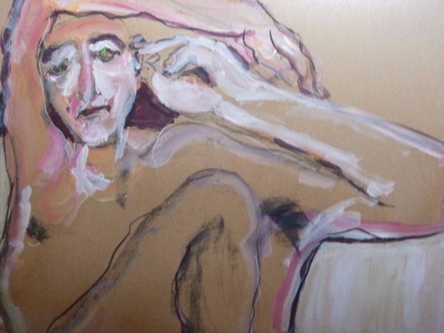 Acrylic charcoal, paper kraft
