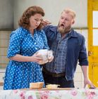 3Garsington-Opera-2019-The-Bartered-Bride-Natalya-Romaniw-(Marenka)-Brenden-Gunnell-(Jenik)-credit-John-Snelling-